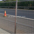 Ciemnozielony PVC Coated Security Euro Fence